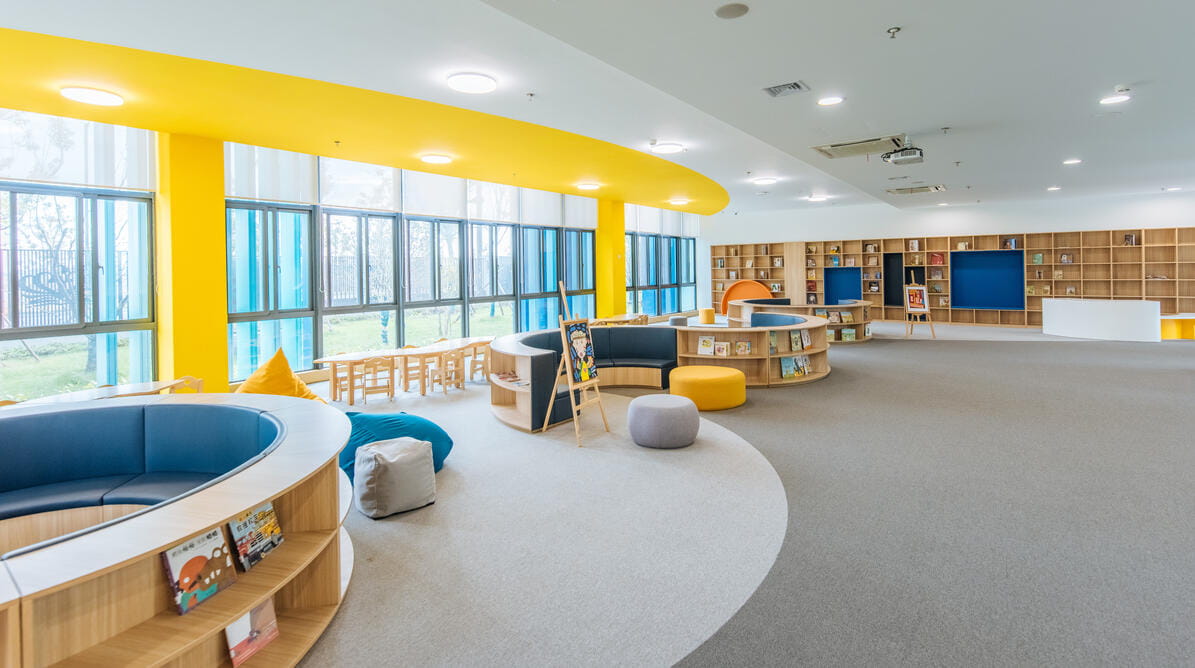 先进的国际化校园设施｜嘉兴诺德安达学校 - learning center
