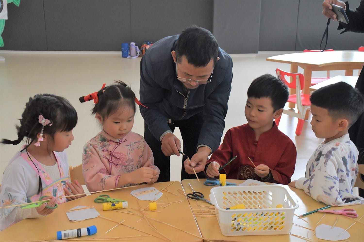 麦秆画非遗体验日 - NAS Jiaxing Kindergarten Theme Activities